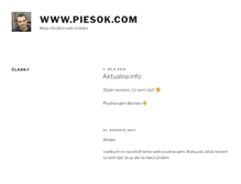 Tablet Screenshot of piesok.com
